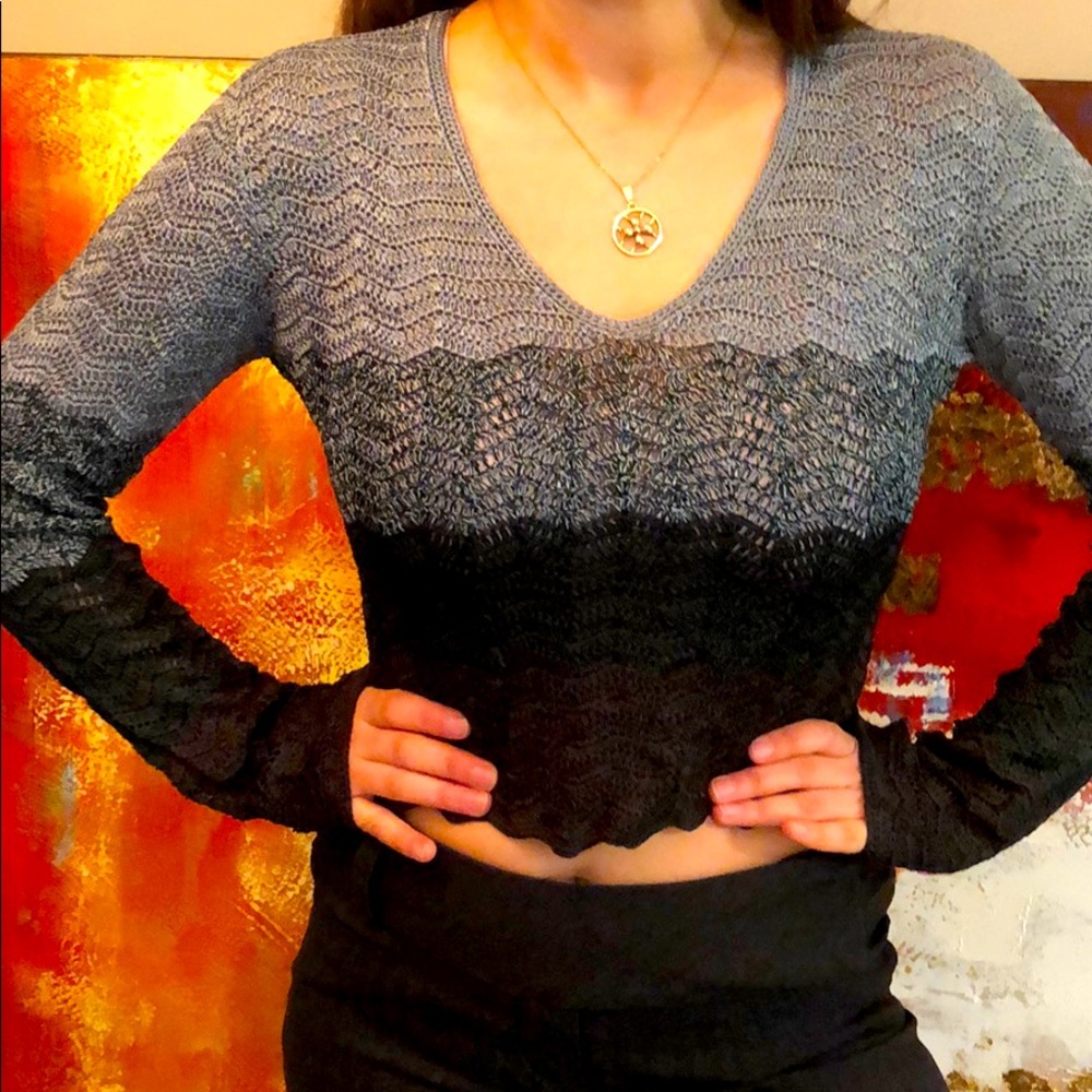 Crop sweater
